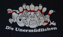 Siebdruck Kegelteam